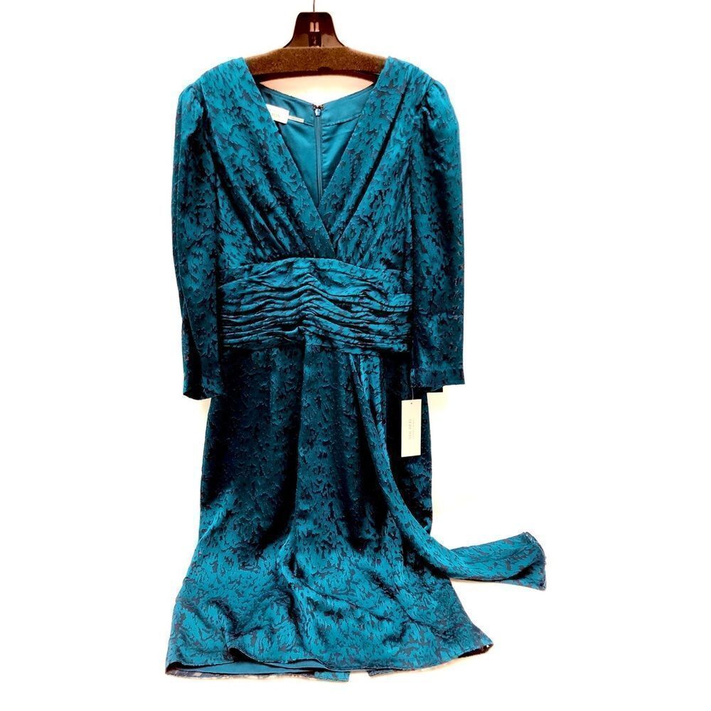 Rickie Freeman for Teri Jon Teal dress NEW with tagsSize 10